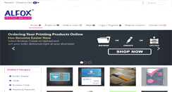 Desktop Screenshot of alfoxprinting.com